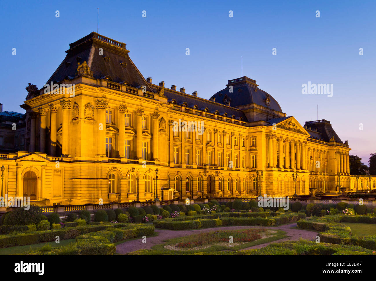 palais royale brussels Palais du Roi the King of Belgium's official residence on the Place des Palais Brussels Belgium EU Europe Stock Photo