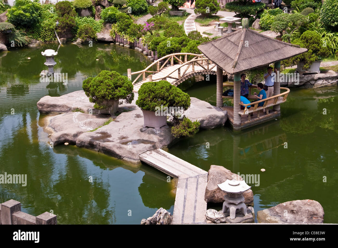 Gulyangyu subtropical garden near Xiamen - Fujian provice (China) Stock Photo