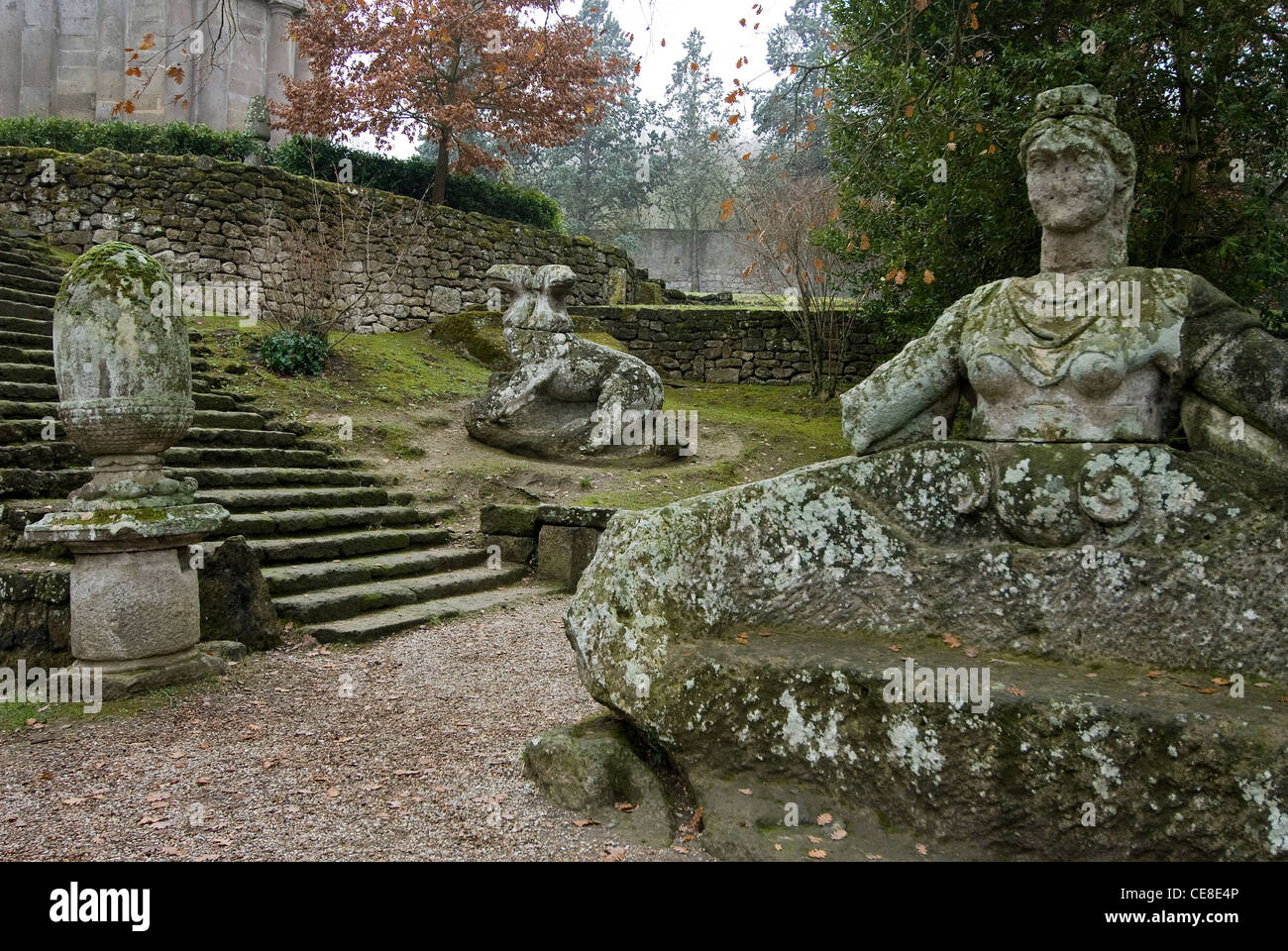 Park Of Monsters Bomarzo Stock Photos Park Of Monsters Bomarzo