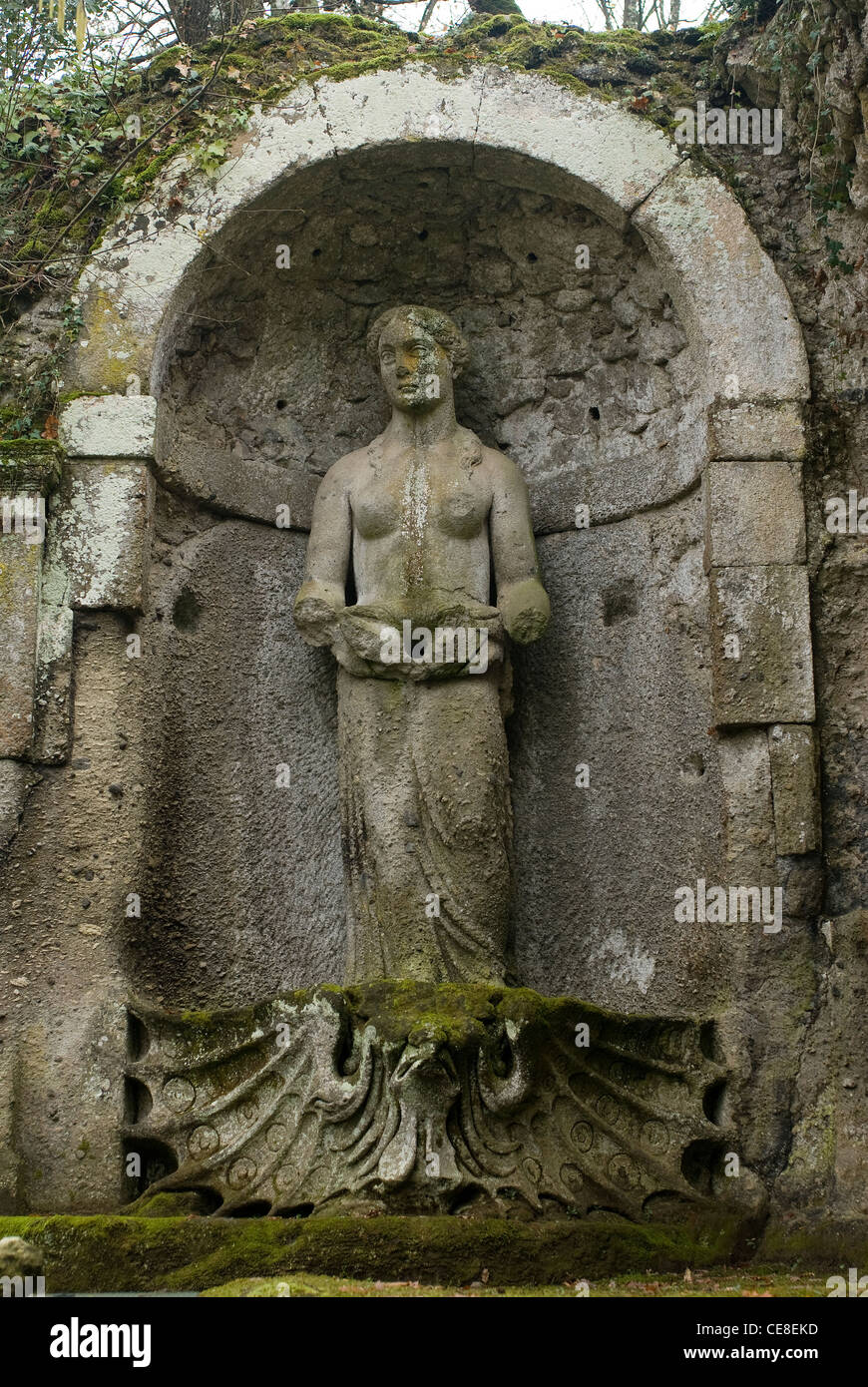 Venus, Parco dei Mostri monumental complex, Bomarzo, Viterbo, Lazio, Italy Stock Photo