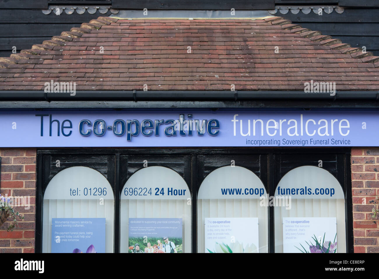 Cooperative Funeralcare premises Stock Photo Alamy