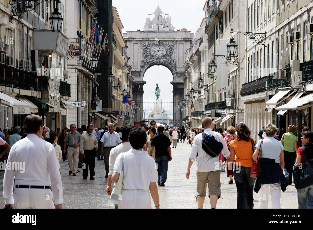 Lisbon shop rua augusta hi-res stock photography and images - Alamy