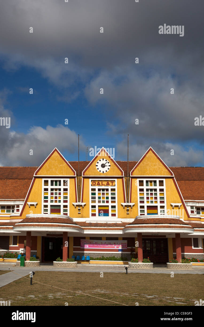 The Railway Station at Dalat Stock Photo Alamy