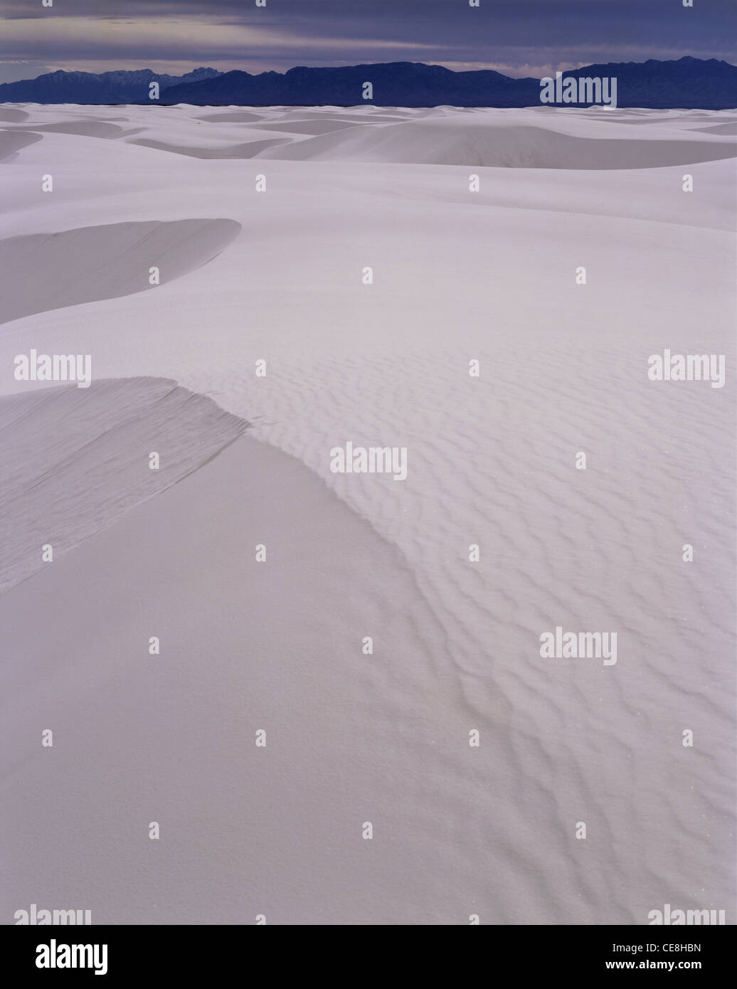 NEW MEXICO - Transverse-Barchan Dunes area of White Sands National ...