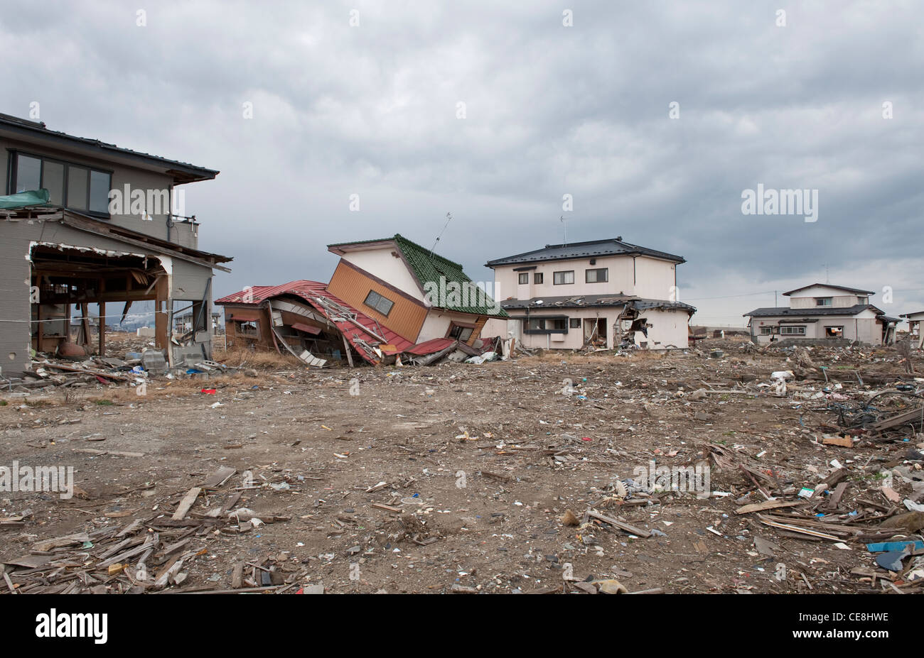 Japanese tsunami damage