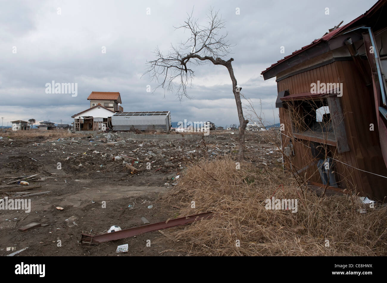 Japanese tsunami damage