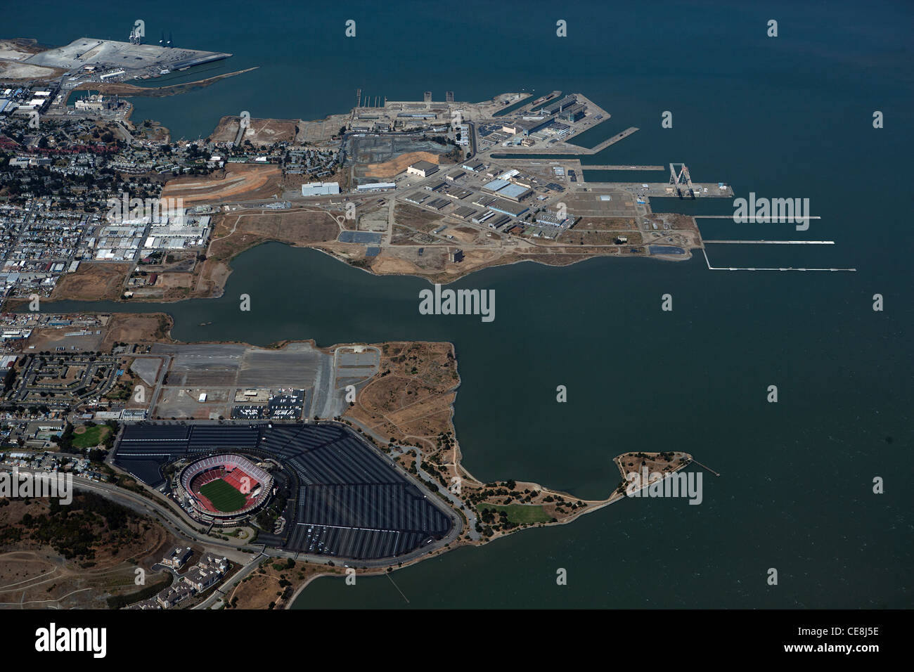 Candlestick park stadium san francisco hires stock photography and