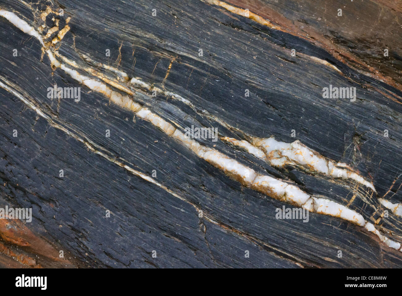 Rock strata detail Stock Photo - Alamy