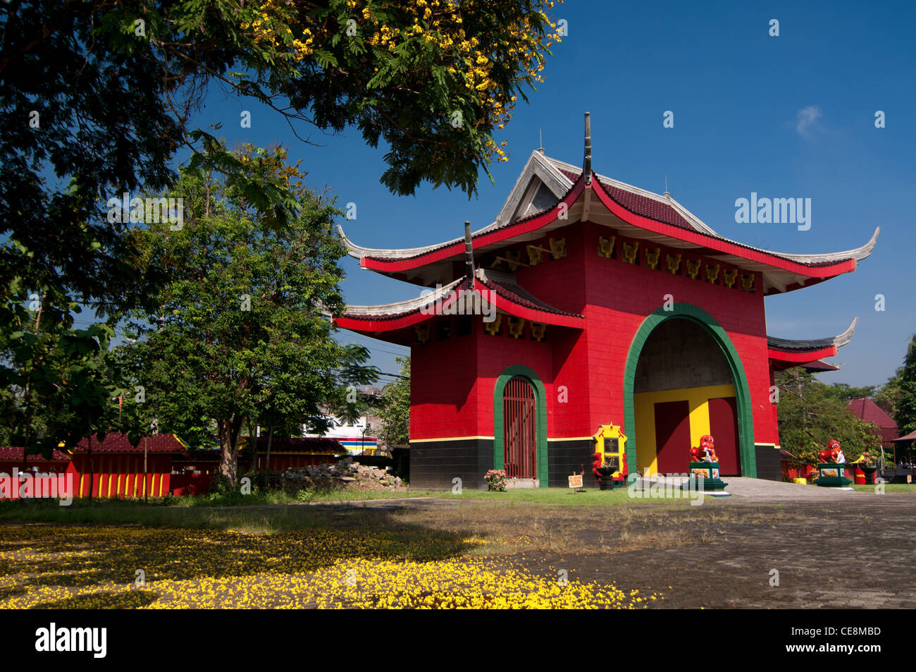Tha Gate of Sam Pho Kong Mosque Stock Photo
