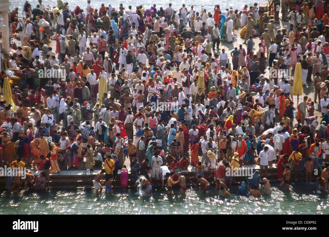 HMA 81171 : Kumbh indian Fair Haridwar uttar pradesh india Stock Photo