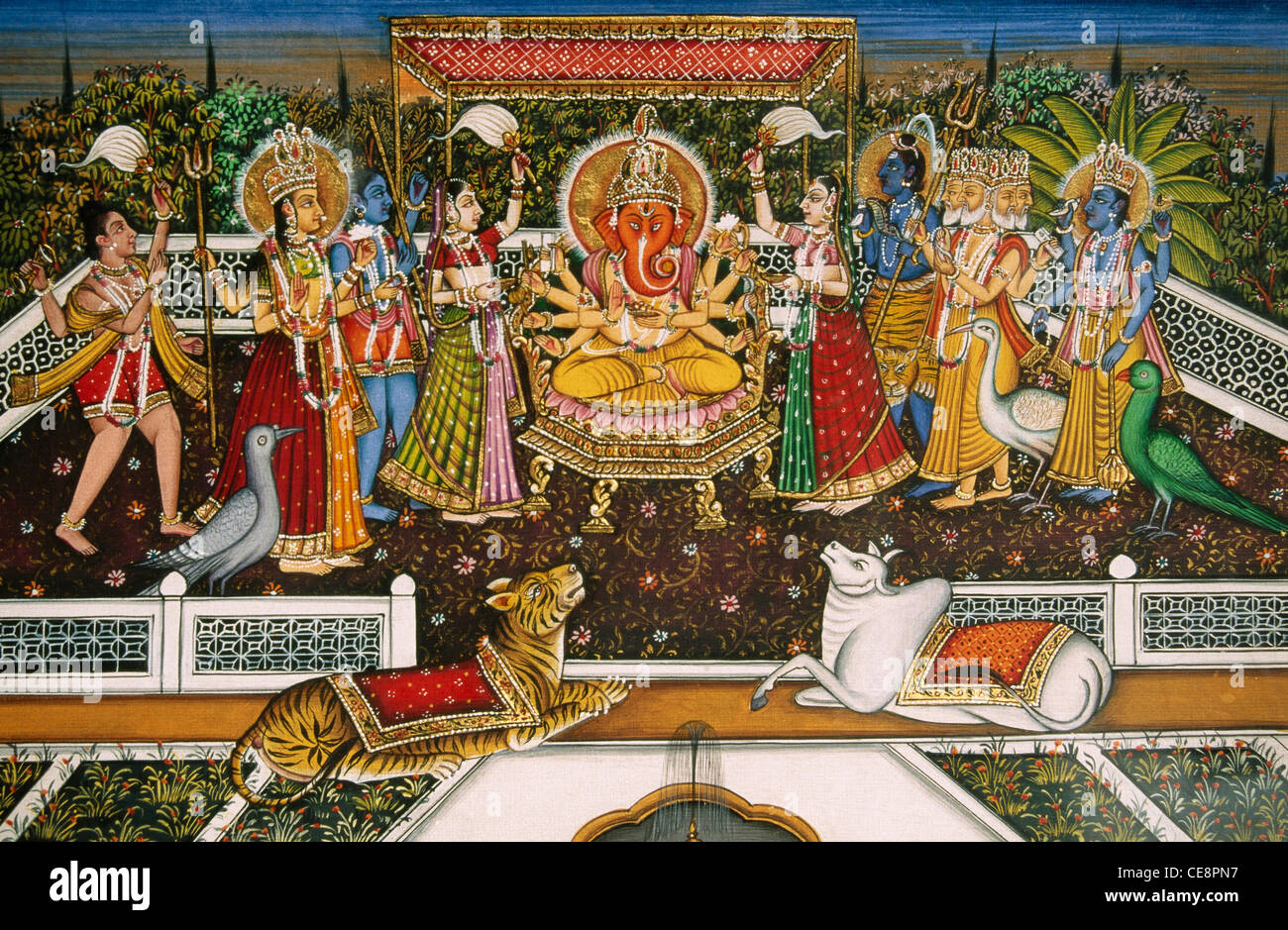 Lord brahma, lord vishnu, lord shiva hi-res stock photography and images -  Alamy