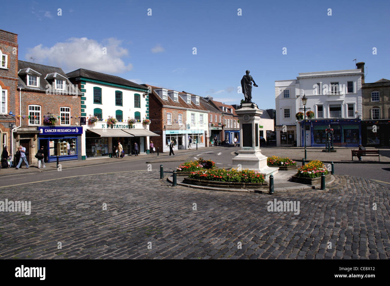 Market Place Wallingford Oxfordshire Stock Photo Alamy