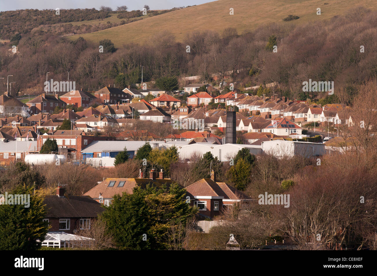 UK Housing Estate Stock Photo Alamy