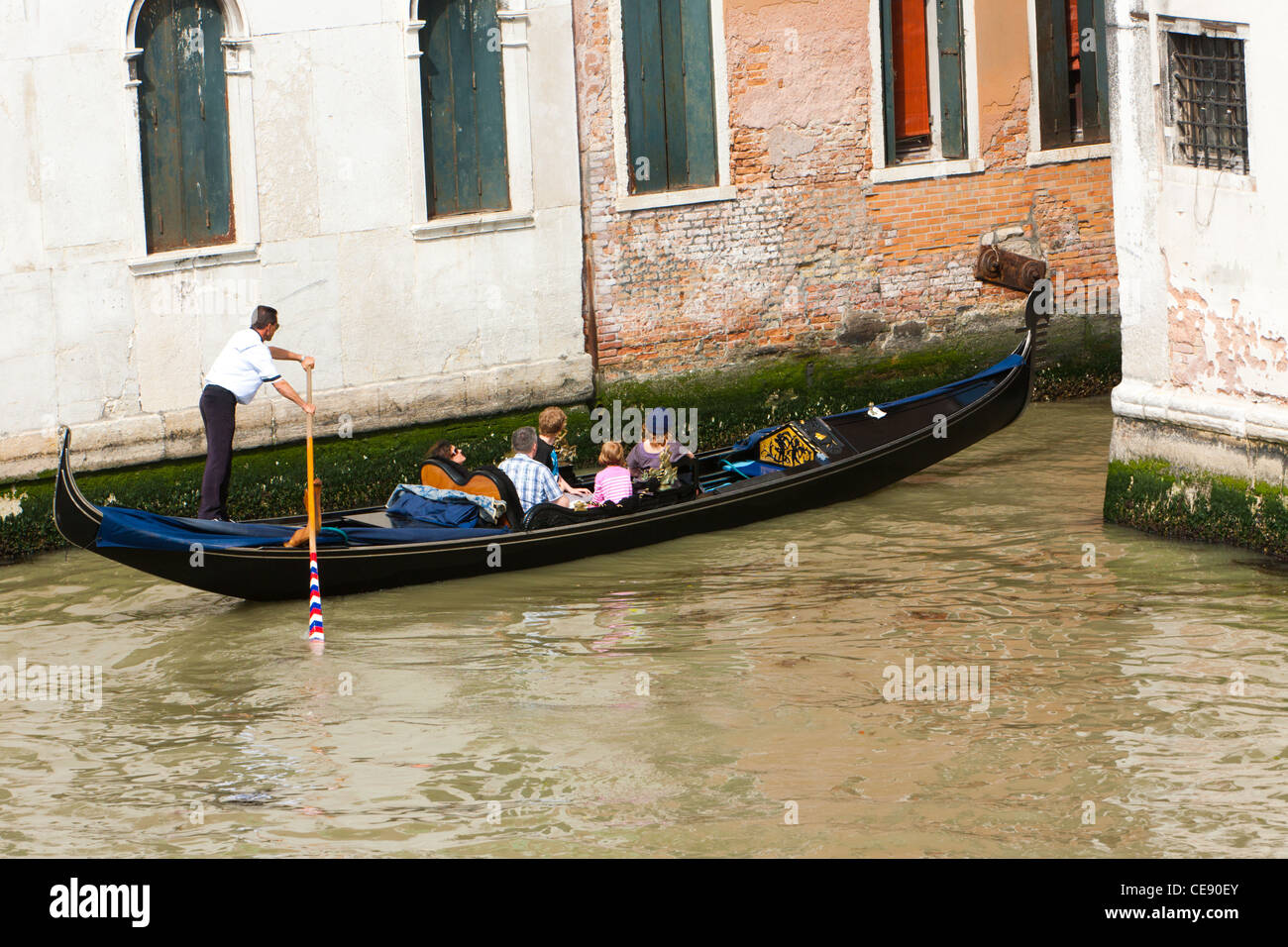 Gondolas in the Romantic City of Venice Stock Photo - Alamy