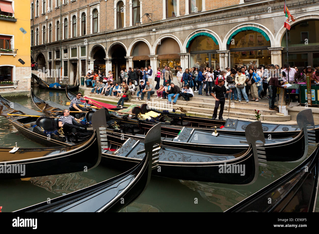Gondolas in the Romantic City of Venice Stock Photo - Alamy