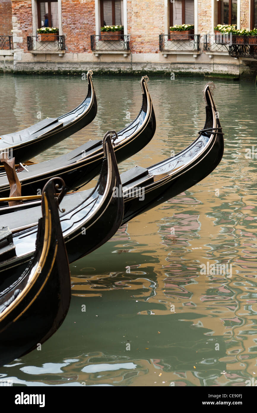 Gondolas in the Romantic City of Venice Stock Photo - Alamy
