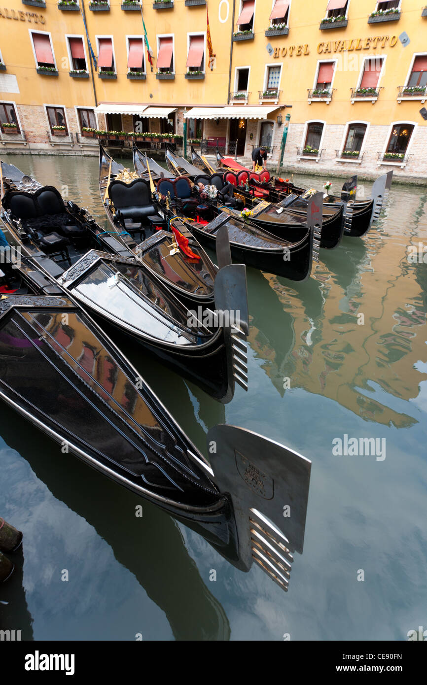 Gondolas in the Romantic City of Venice Stock Photo - Alamy