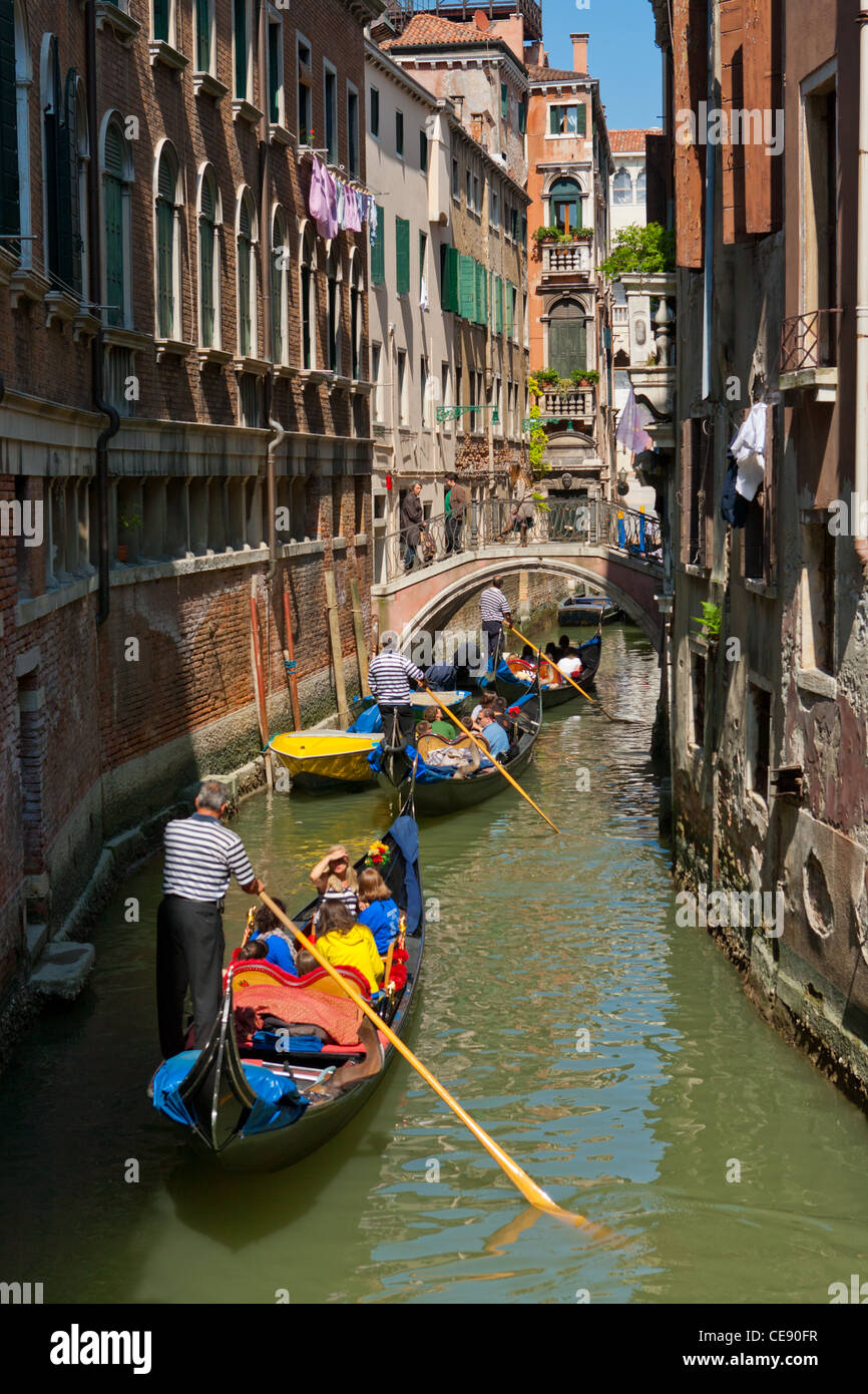 Gondolas in the Romantic City of Venice Stock Photo - Alamy