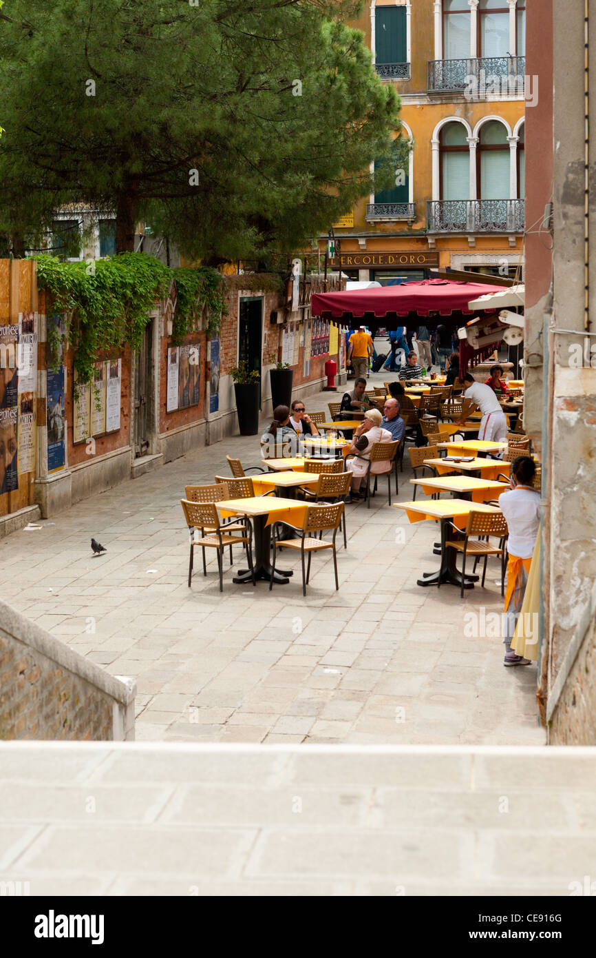 Restaurants in venice italy stock photo alamy