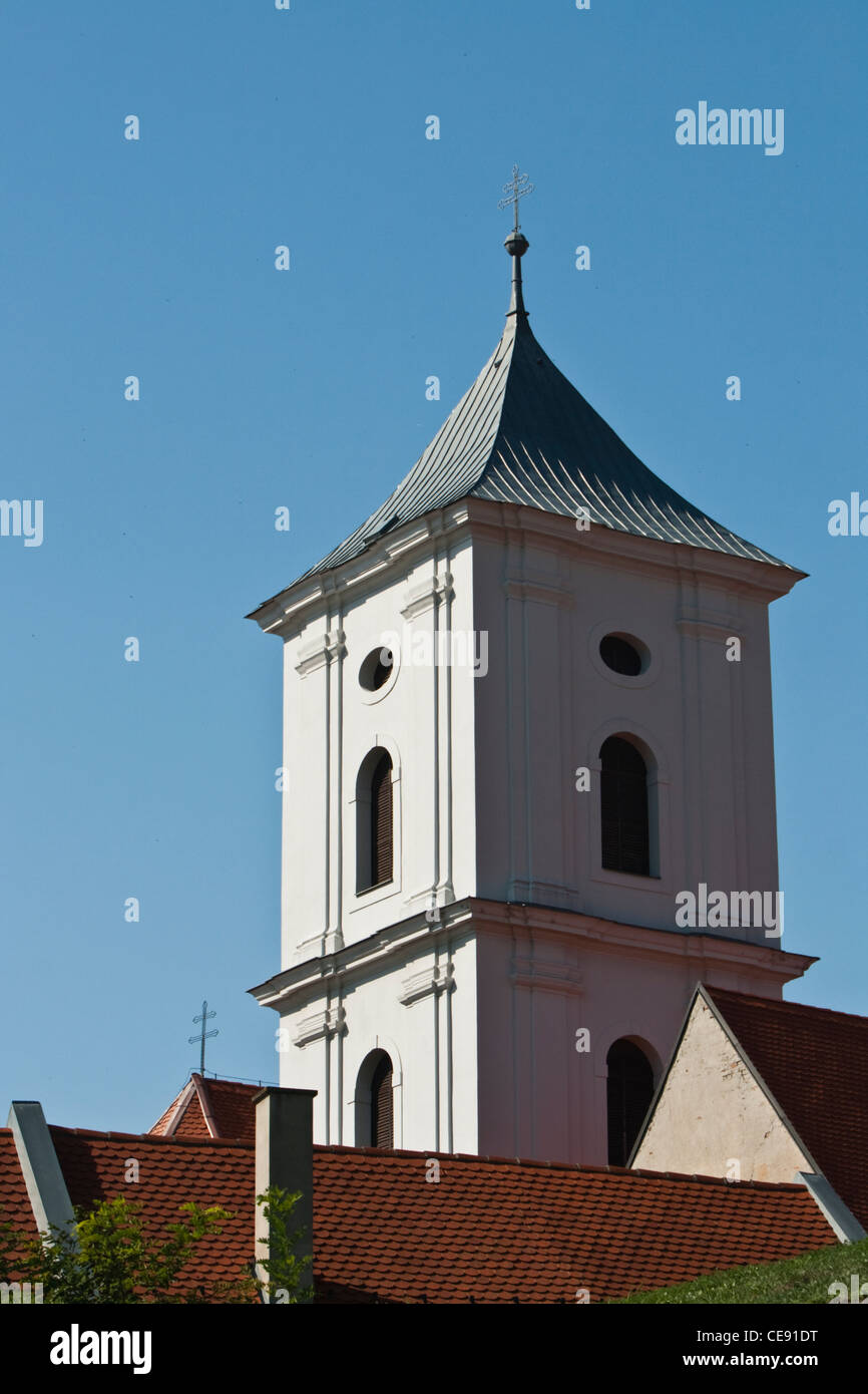 Osijek, Croatia. Franciscan monastery of the Holy Cross Stock Photo