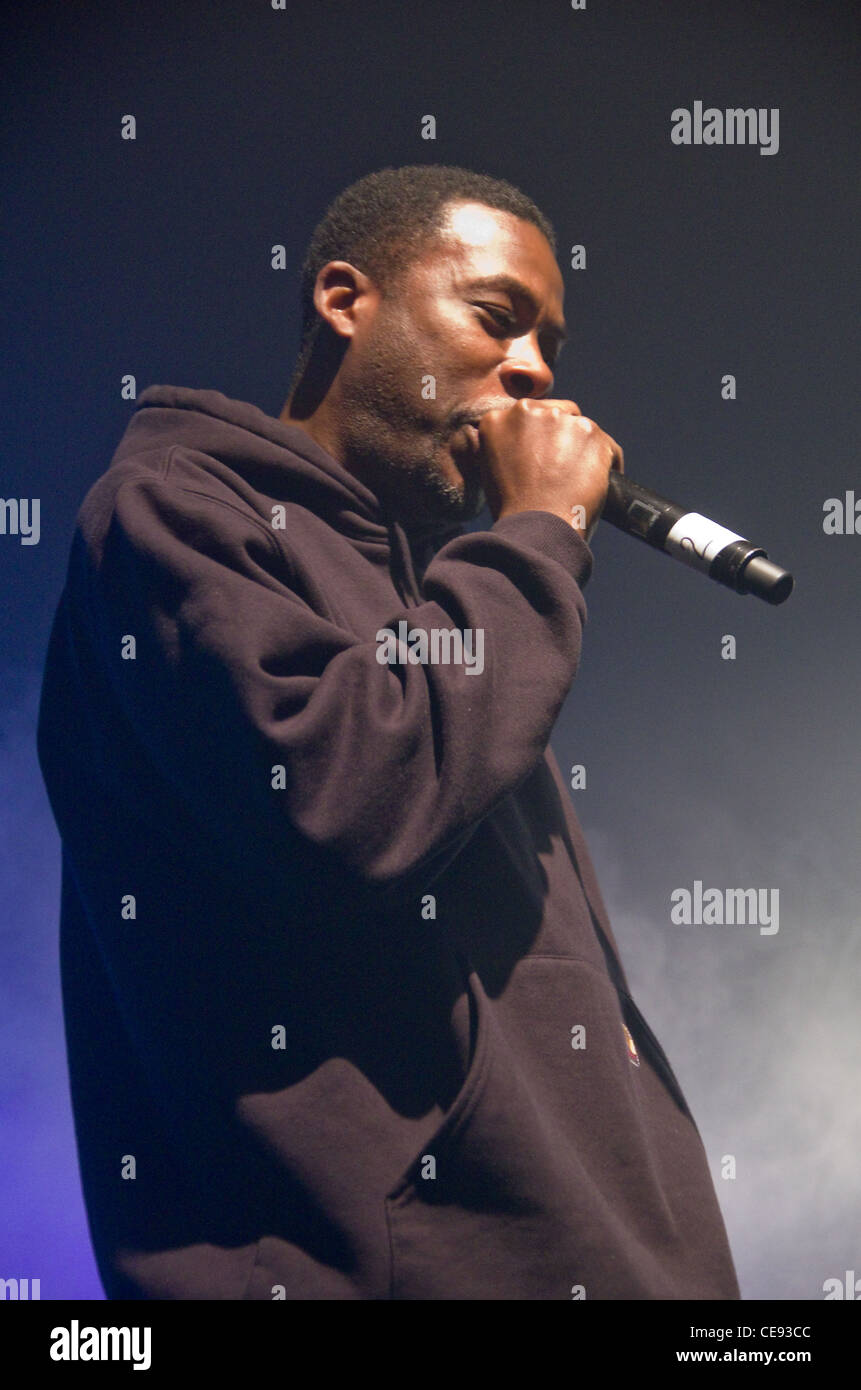 The GZA (from Wu Tang fame) performing at the O2 Academy in Oxford Stock Photo