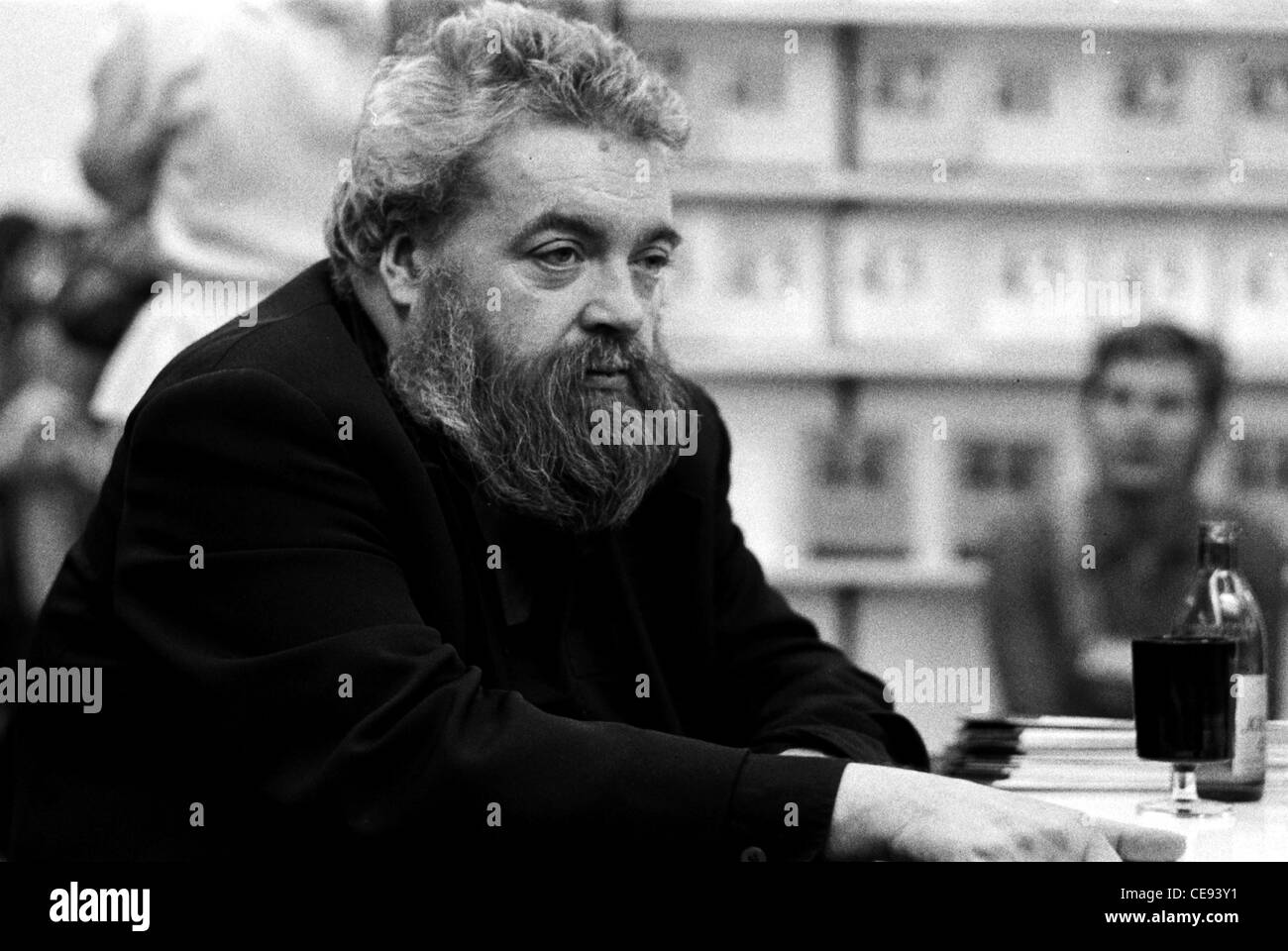 Helmut Qualtinger - *08.10.1928 - 29.09.1986: Portrait of the Austrian actor and writer at the Frankfurt Book fair. Stock Photo