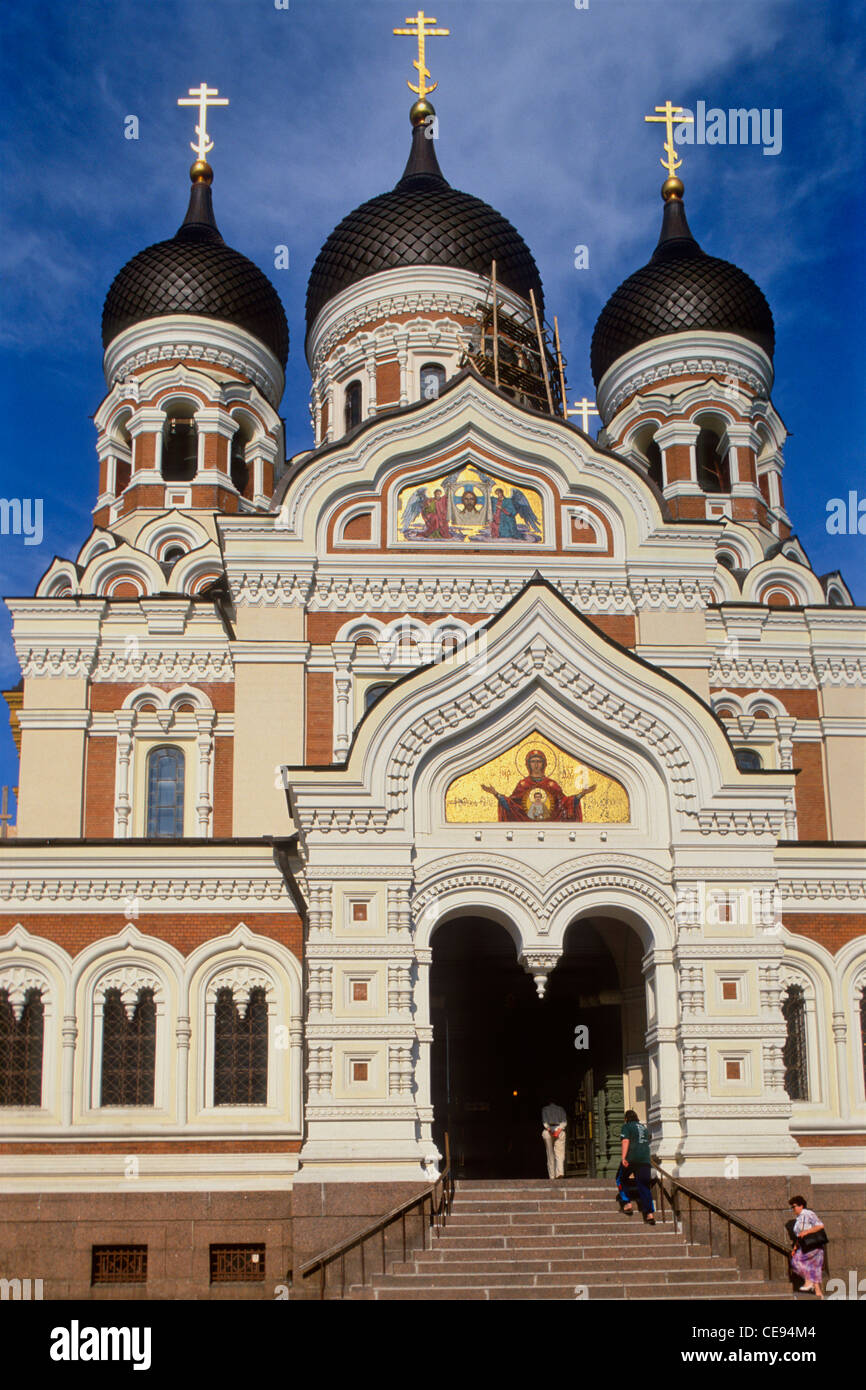 The Alexander Newski Cathedral in Tallinn Stock Photo