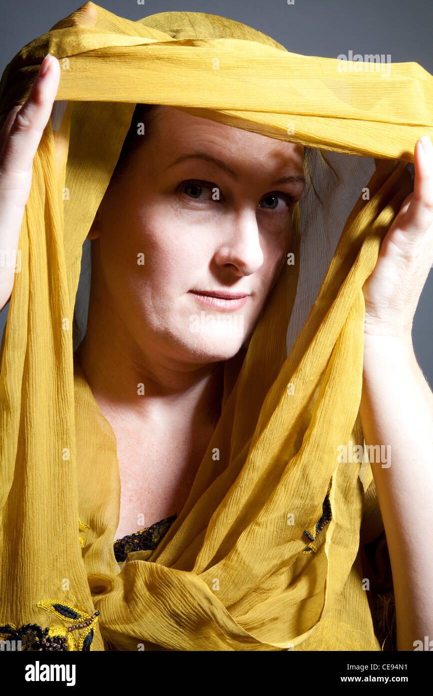 matching shawl for yellow dress