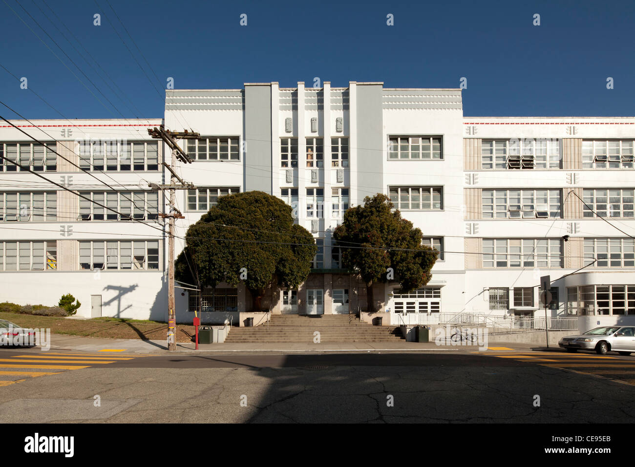 Washington High School (San Francisco Stock Photo Alamy