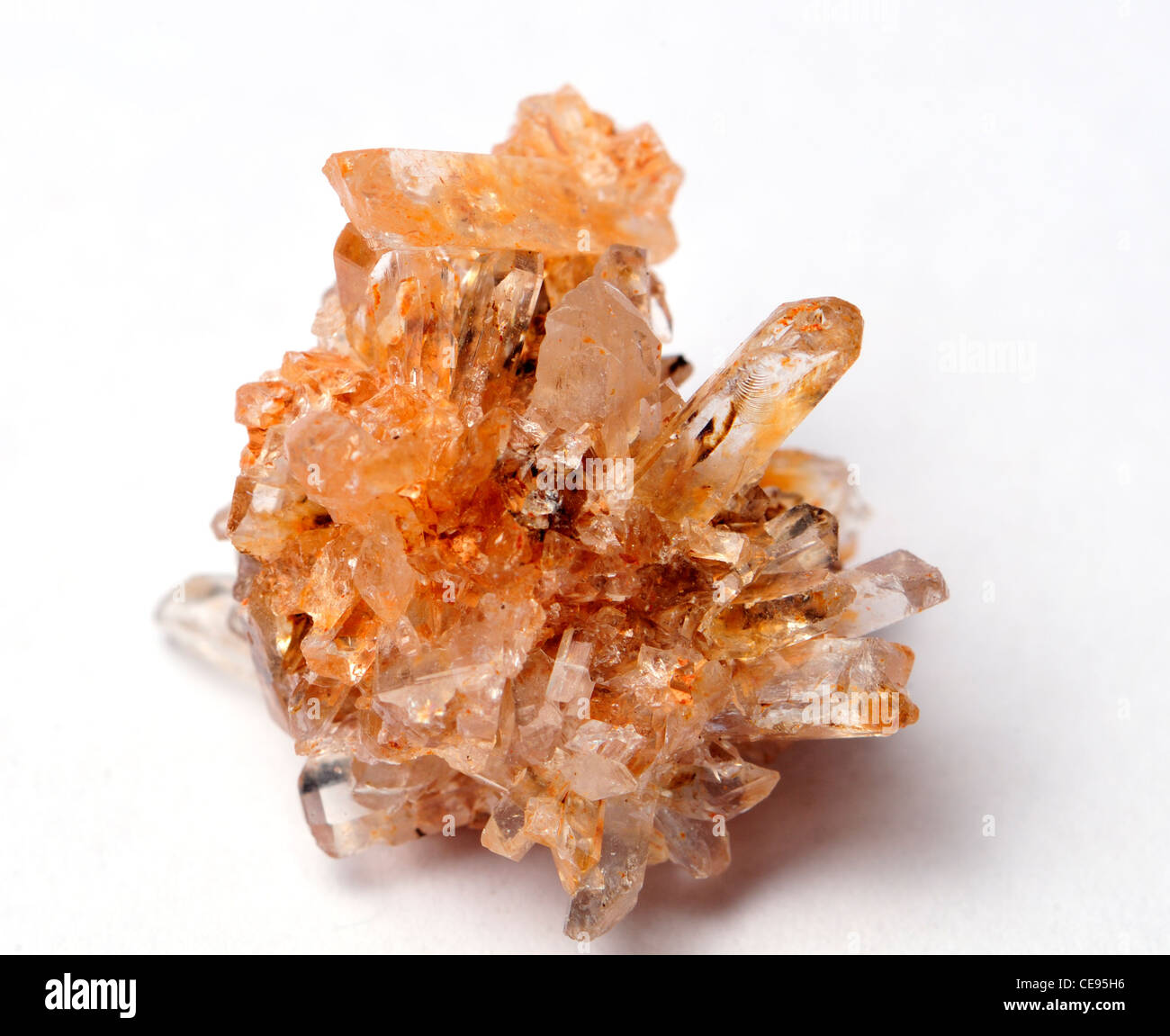 Creedite (flourite crystals) from Mexico Stock Photo