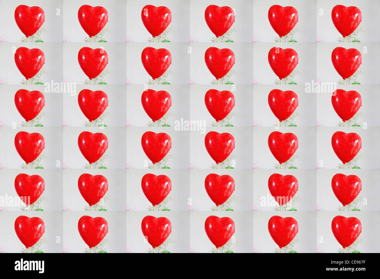 Red hearts. Stock Photo