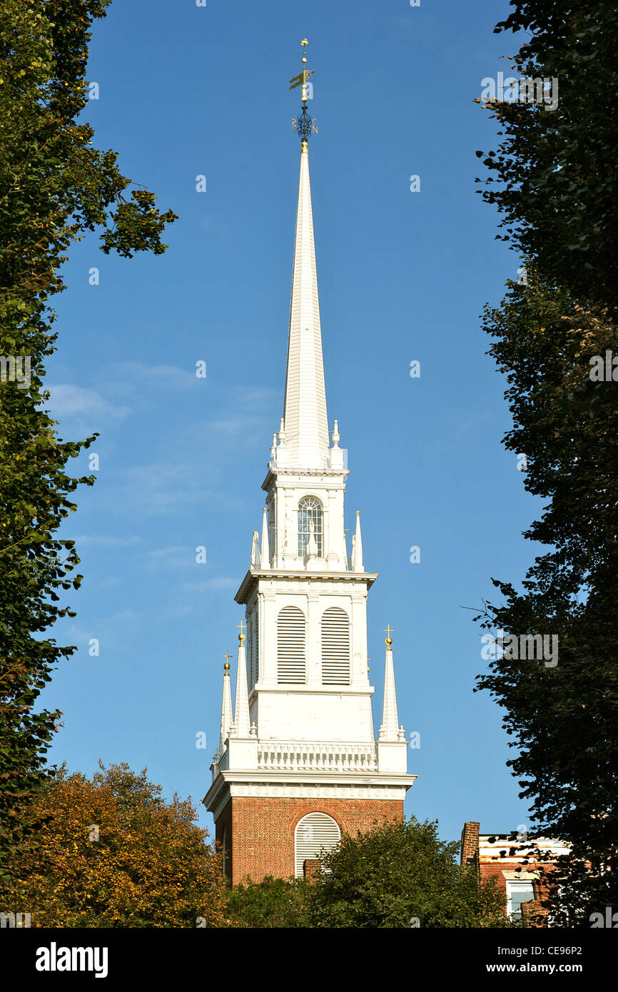 Old North Church in Boston, Massachusetts, USA. Stock Photo
