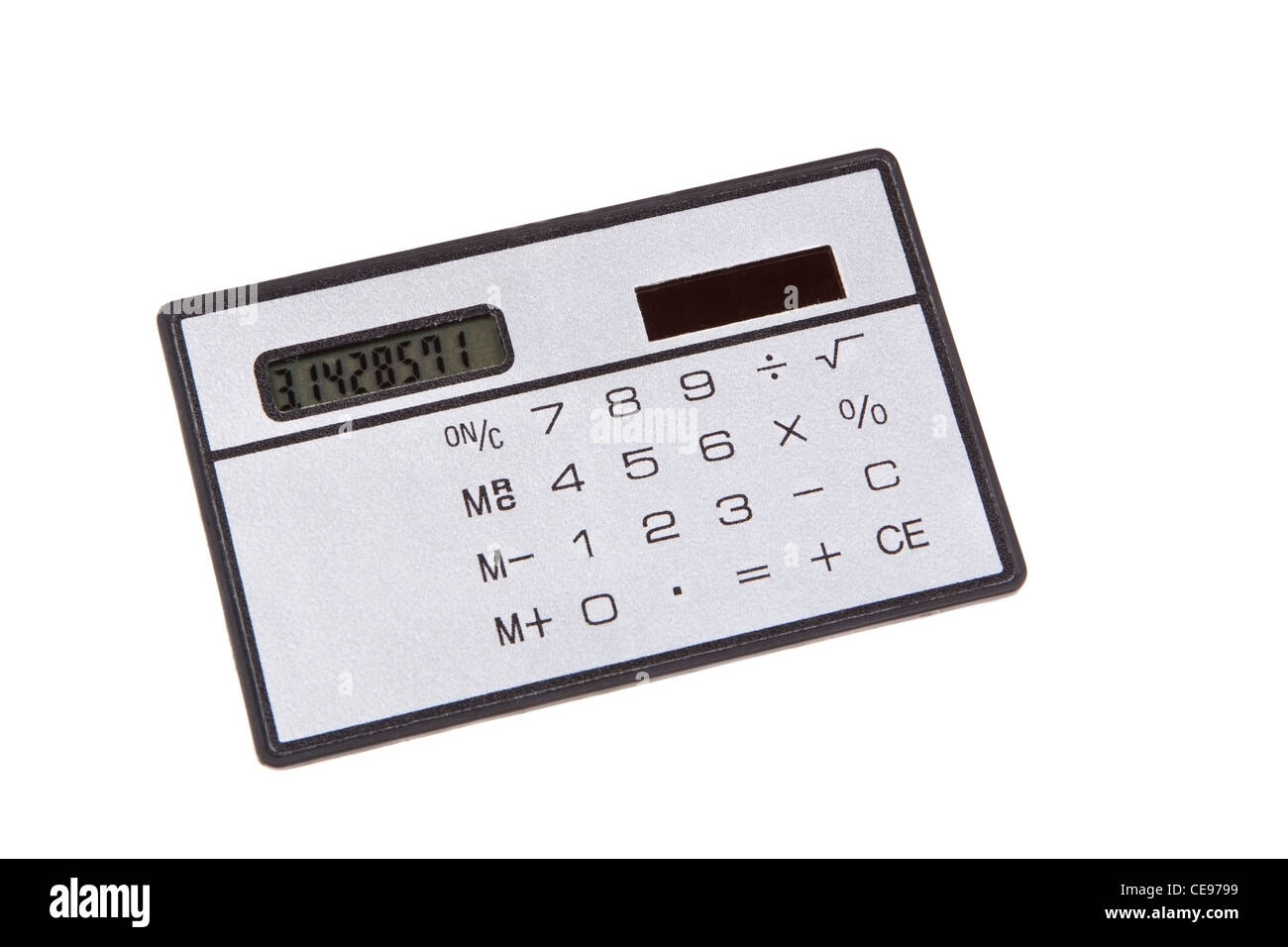 Pocket calculator isolated Cut Out Stock Images & Pictures - Alamy