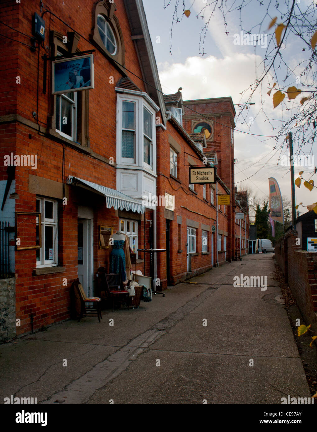 the Artists Buildings at St Michaels Estate Bridport Stock Photo Alamy
