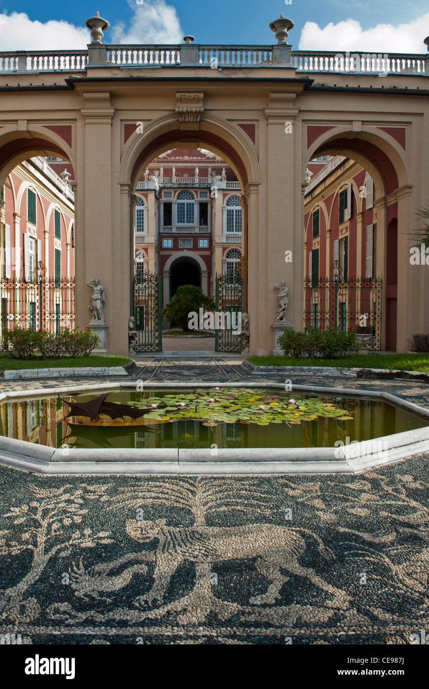 The Royal Palace. Palazzo Reale. Genoa (Italian, Genova) Italy Stock Photo