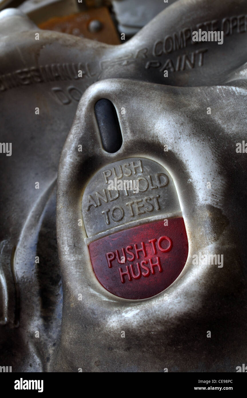 A fire damaged Smoke Alarm Stock Photo Alamy