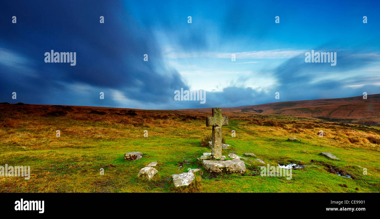 Abbots Way, Dartmoor Stock Photo Alamy