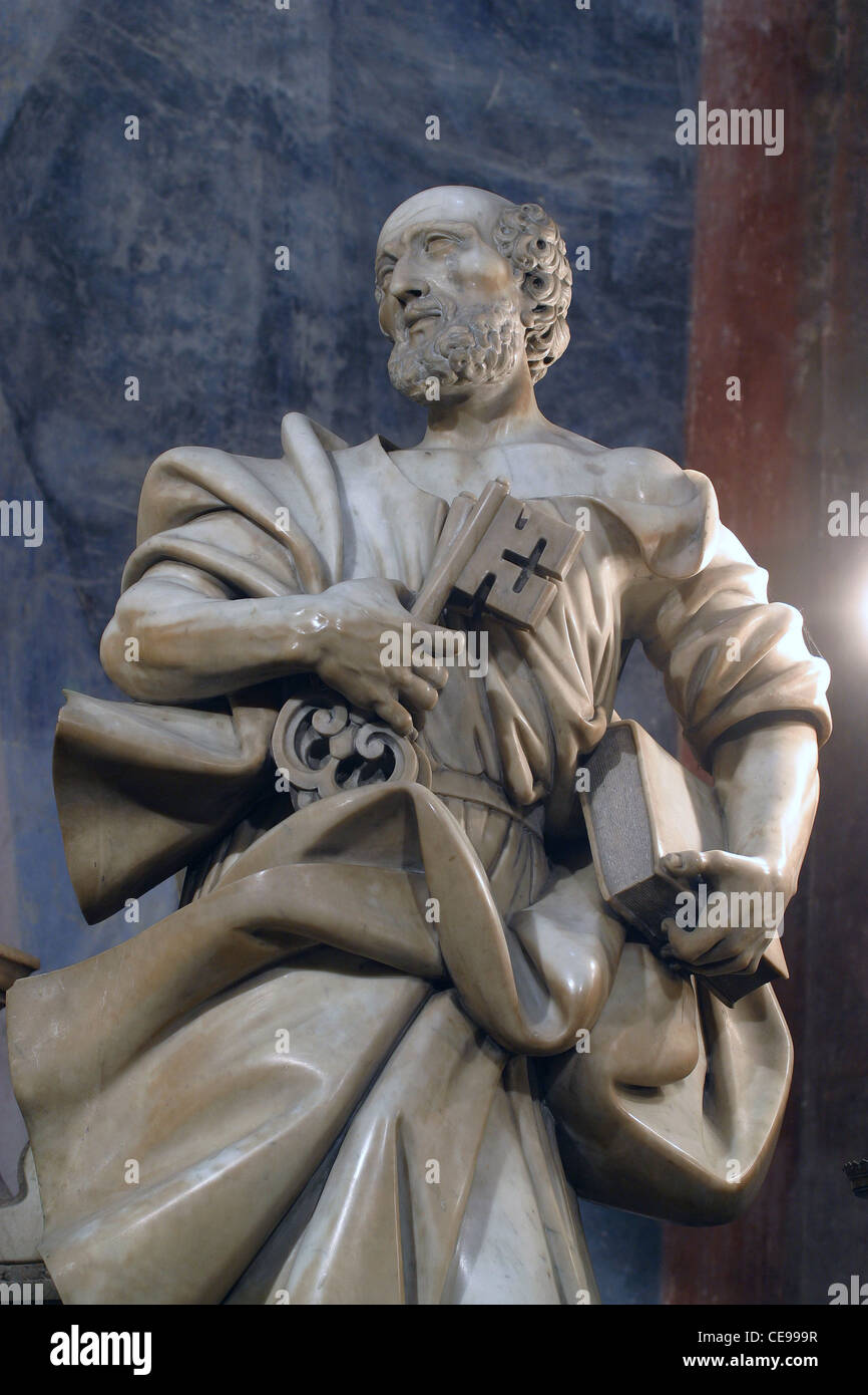 Апостол петра молния. Статуя апостола Петра Леонардо Сормани.