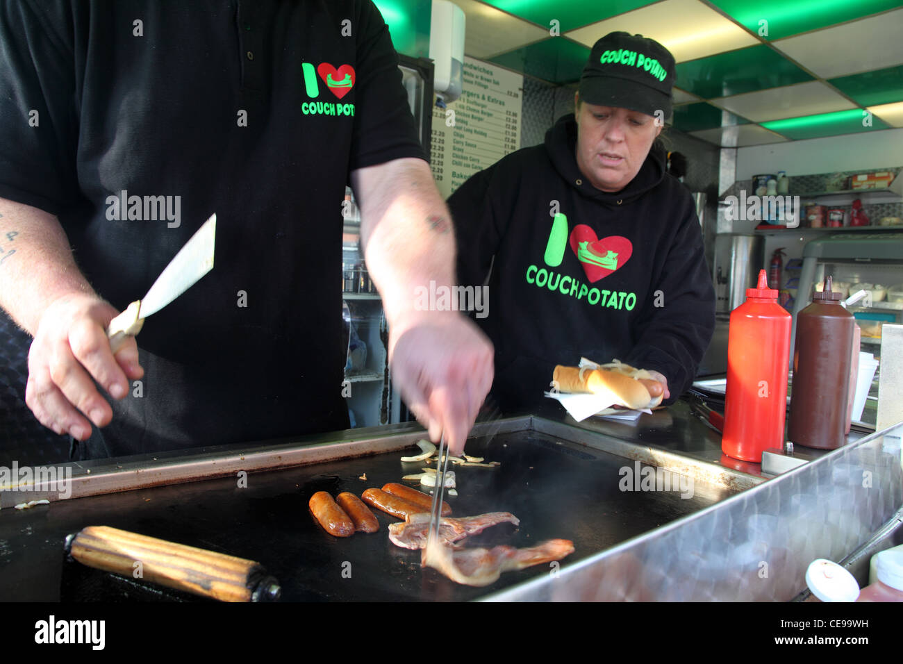 eating on the street Stock Photo - Alamy