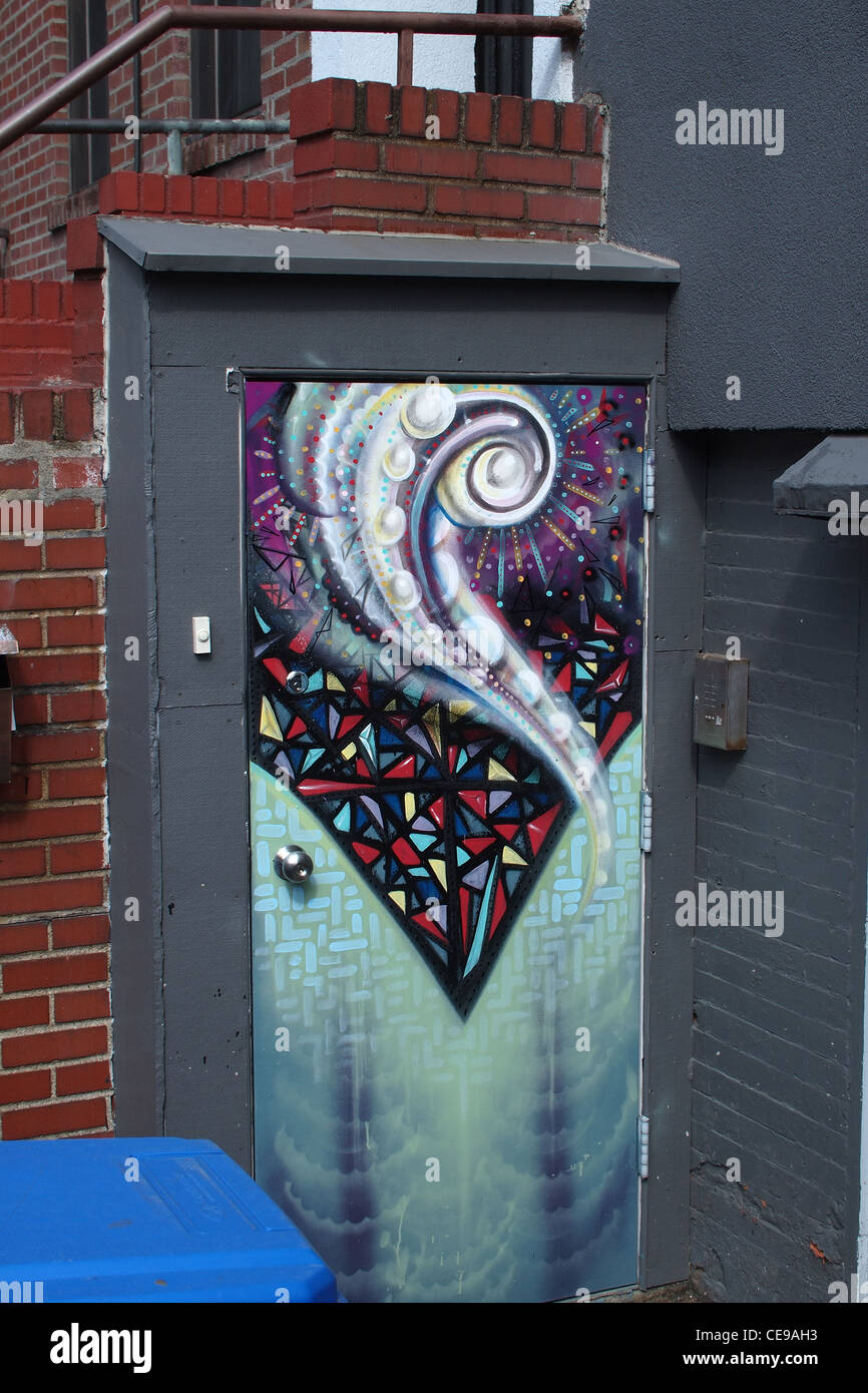 Colorful door, Brooklyn, New York Stock Photo Alamy