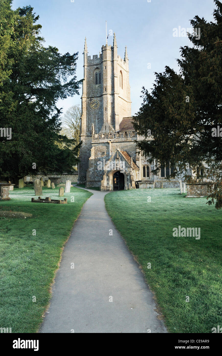 Avebury, village church, wiltshire, england,uk Stock Photo