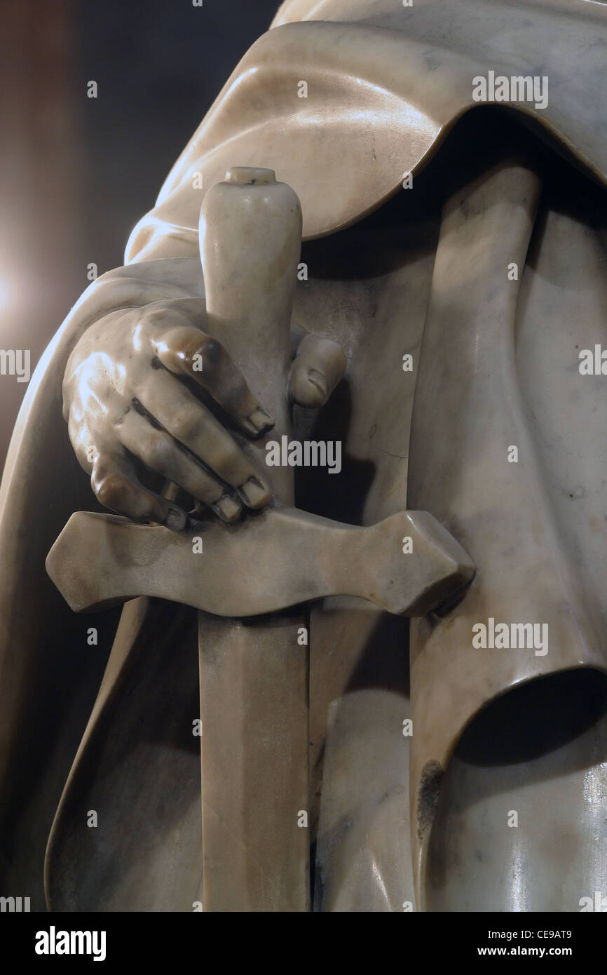 Sword, the symbol of Saint Paul Stock Photo Alamy