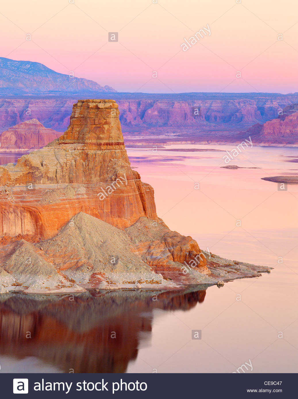 Lake Powell Glen Canyon National Recreation Area High Resolution Stock