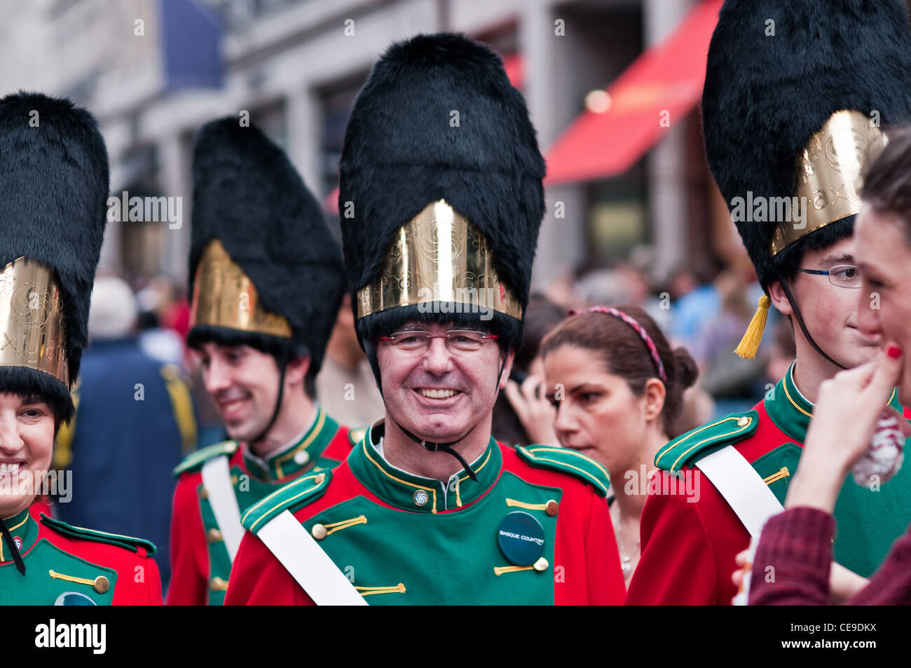 Traditional music band at Taste of Spain, Regent Street, London Stock