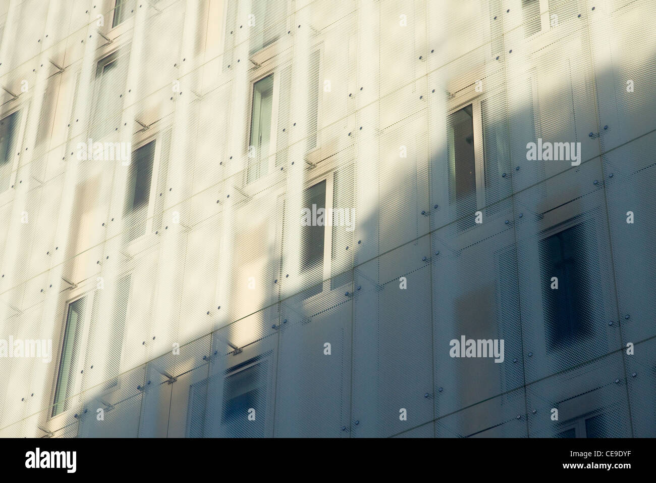 Glasscladding on a building London West End England Stock Photo