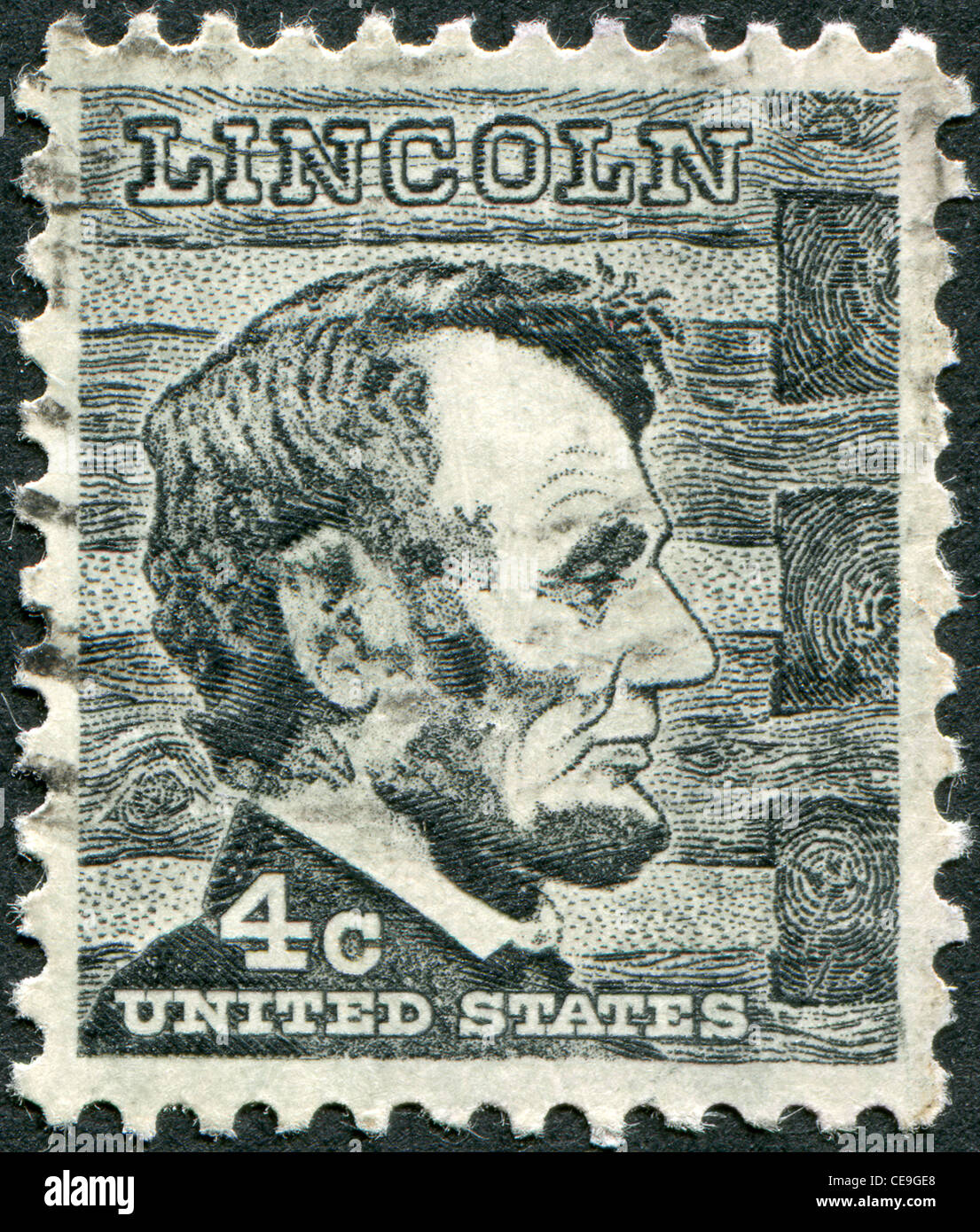 USA CIRCA 1965 A stamp printed in the USA, shows Abraham Lincoln