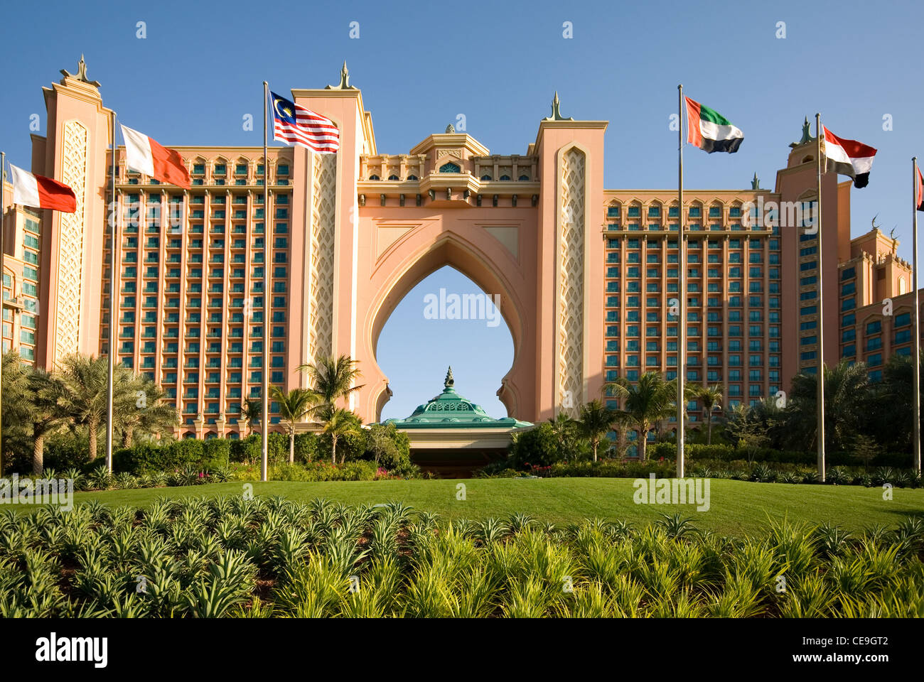 A luxury hotel, Dubai, United Arab Emirates Stock Photo
