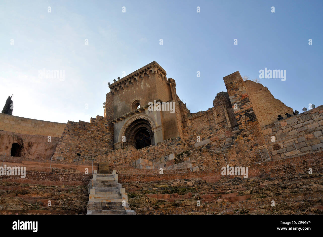 Roman Amphitheatre, Cartagena, Spain Stock Photo