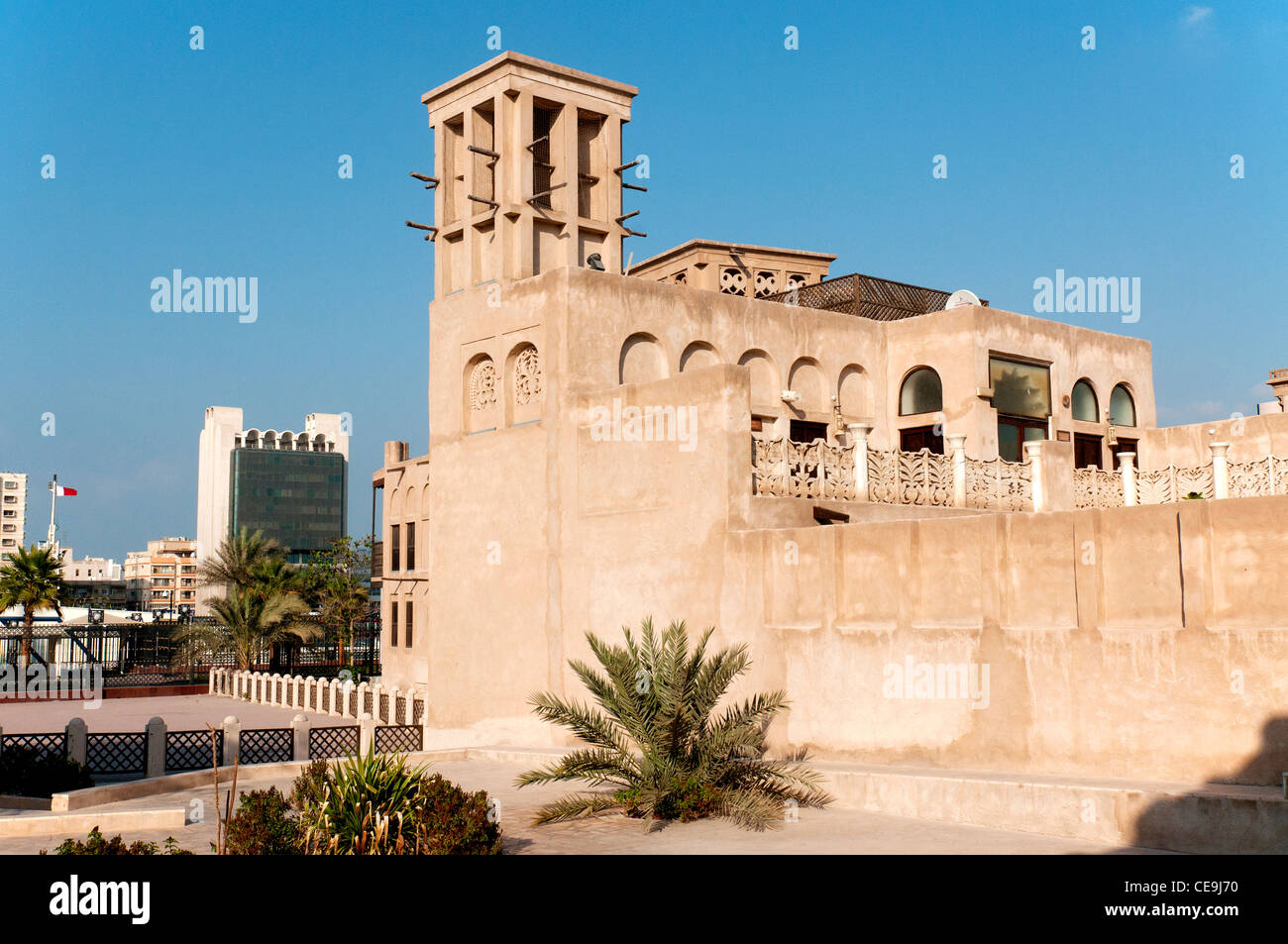 Al Bastakiya district, Dubai, United Arab Emirates Stock Photo