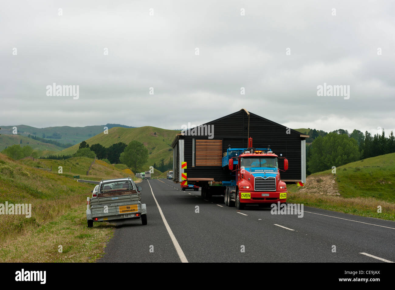New zealand house truck hires stock photography and images Alamy